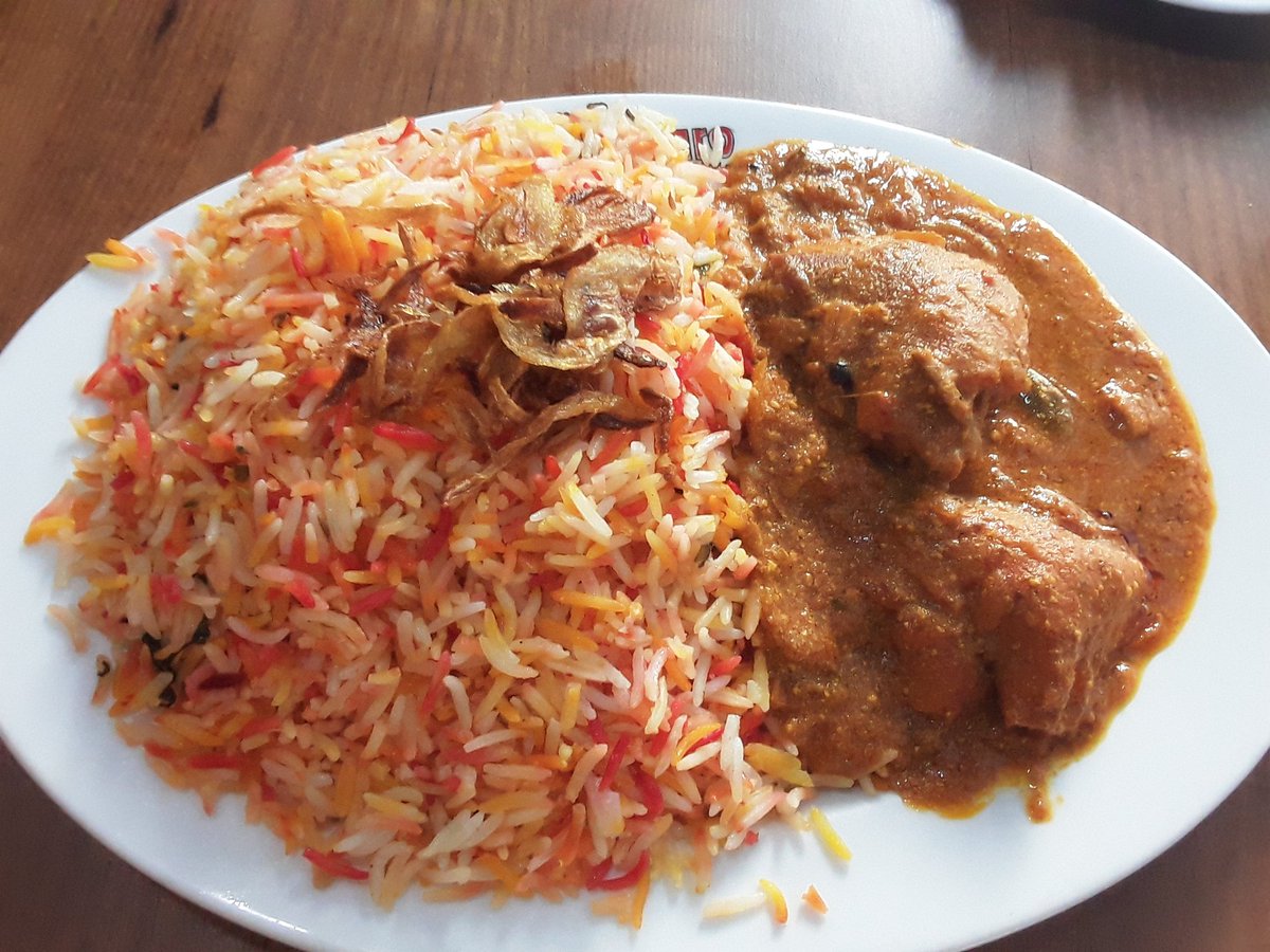 Eat at Kilimanjaro. They have indian, Somali and Swahili dishes and they are very GENEROUS with their portions. I usually go to the one in town solo.  the one on muindi mbingu street.Look at the amount of chicken Biryani I was served yesterday when I went.