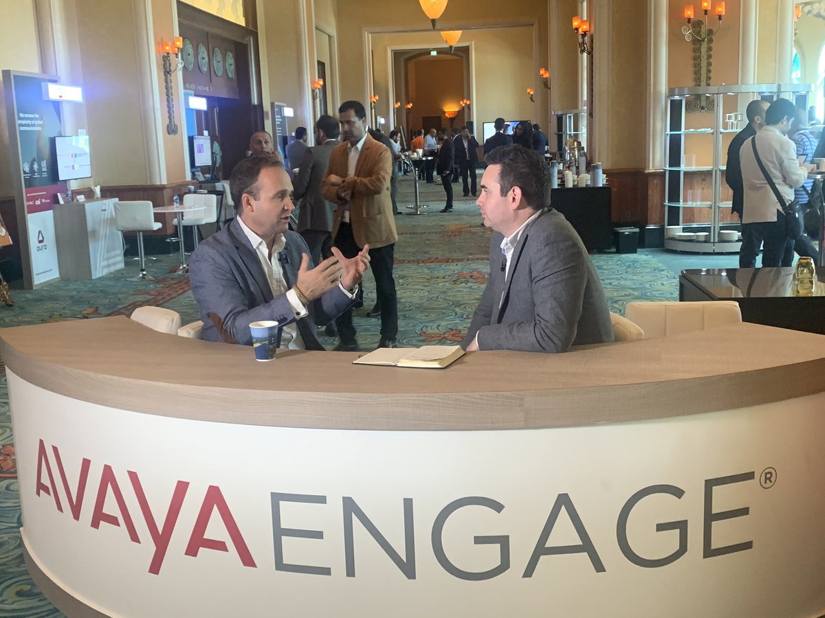 disruptivelive's tweet image. Next up is Iain Regan from @Semafone #AvayaENGAGE #CBLive19