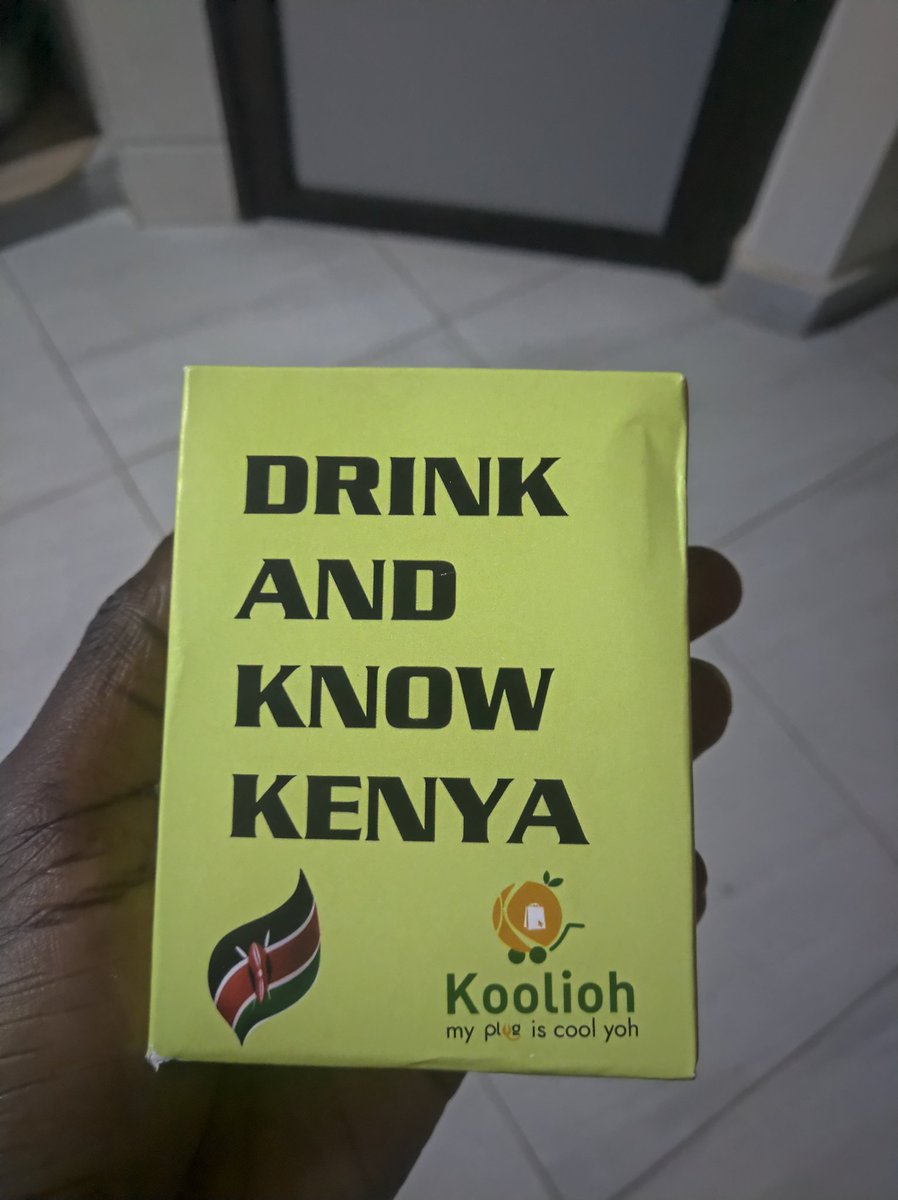 Buy Kenya's number one drinking game from  @KooliohK for kshs 1200 per set and invite your friends over for game night.