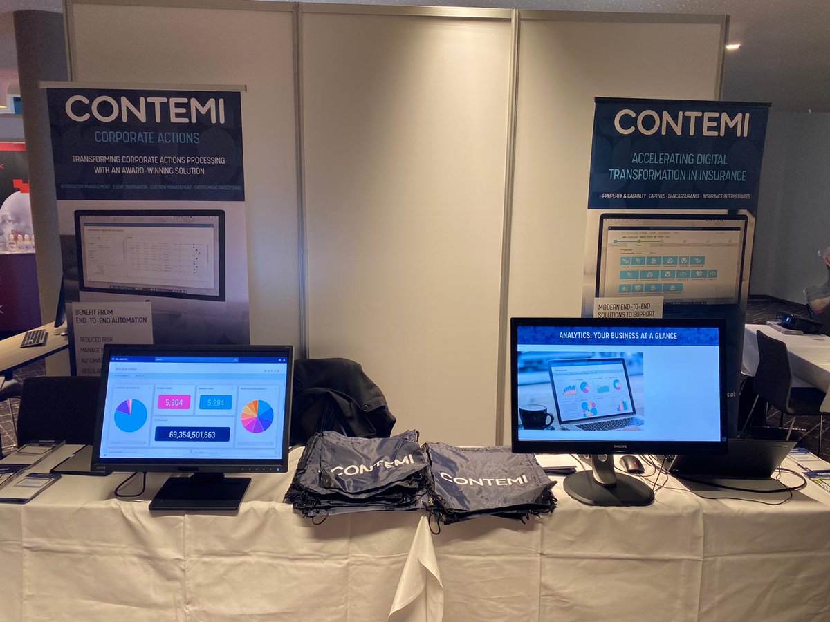 novaposttrade's tweet image. All set up and ready to meet all of you at the #DNFintech Conference! 
Make sure to drop by our booth, meet the team, grab some #goodies and tune into our live product #demos.

#FinTech #InsurTech #WealthTech #RegTech #Analytics #Onboarding #CorporateActions #Insurance