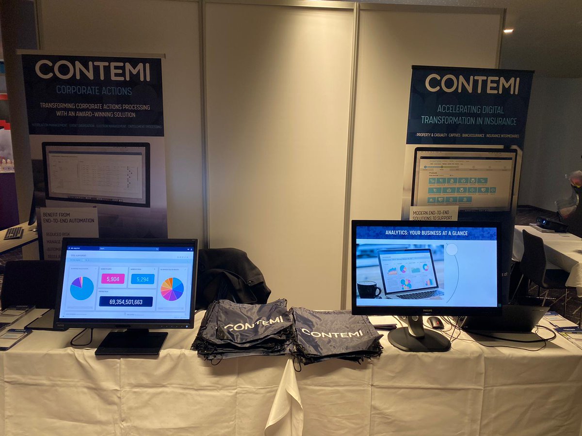novaposttrade's tweet image. All set up and ready to meet all of you at the #DNFintech Conference! 
Make sure to drop by our booth, meet the team, grab some #goodies and tune into our live product #demos.

#FinTech #InsurTech #WealthTech #RegTech #Analytics #Onboarding #CorporateActions #Insurance