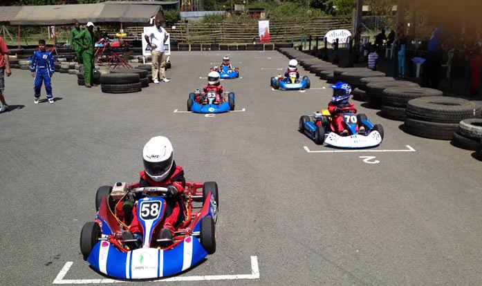 GP Karting at Carnivore road off Lang'ata road for 1300 per person for 10 mins-  Also very ideal for a family fun day with kids this place was not well maintained the last time I was there. I hope this has changed :(