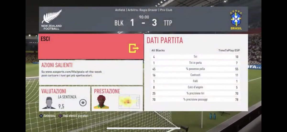 🎙#MatchResult

🏆 <a href="/PCL_Italy/">PCL Italy</a> 🇮🇹
🗓2^Giornata 
🐻🆚@AII_Blacks 
3-1✅
⚽️⚽️⚽️🎖@LaSentenza22 
👟<a href="/AlessioSpakkio/">AlessioSpakkio18</a> 
👟@Sminkiatore87 

<a href="/pctransfermarkt/">🇮🇹 PRO CLUBS TRANSFERMARKT🔍</a> <a href="/NewsProClub1/">News Pro Club</a> @NewsItalyPC 
Ci si rifà subito dopo la sconfitta pesante in ESL👊🏻GG agli avversari 🤝