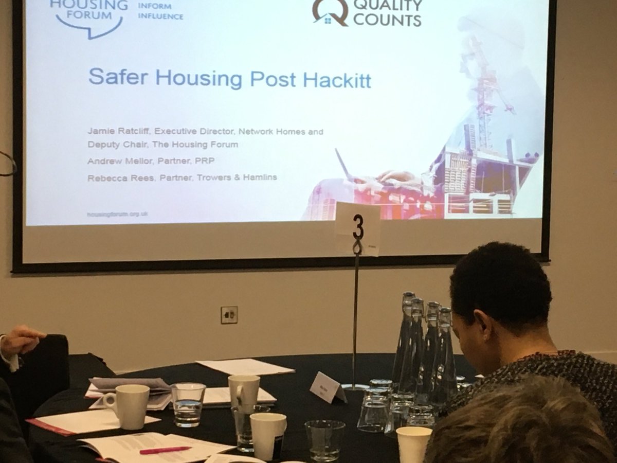SilverDCC_BDev's tweet photo. Looking forward to the next session on Safer Housing Post Hackitt @thehousingforum #QualityCounts https://t.co/VQr1jQTaN1