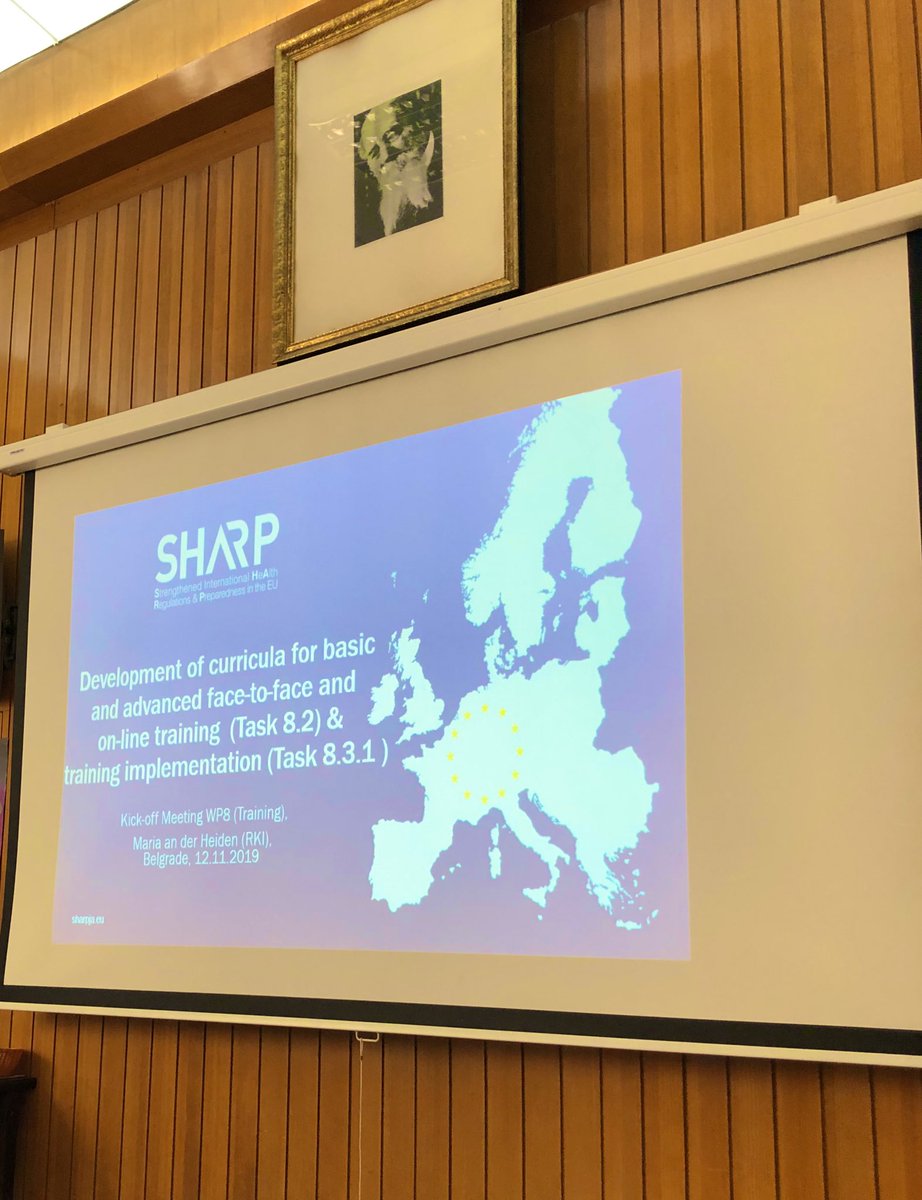 SHARP Joint Action (@sharp_eu) on Twitter photo Day 2 of Work Package 8 kick-off meeting. Thank you to colleagues from <a href="/rki_de/">Robert Koch-Institut</a> and Institute of Public Health of Serbia for facilitating useful discussion on developing curricula and implementation for #IHR #training during the #SHARPja sharpja.eu Day 2 of Work Package 8 kick-off meeting. Thank you to colleagues from <a href="/rki_de/">Robert Koch-Institut</a> and Institute of Public Health of Serbia for facilitating useful discussion on developing curricula and implementation for #IHR #training during the #SHARPja sharpja.eu