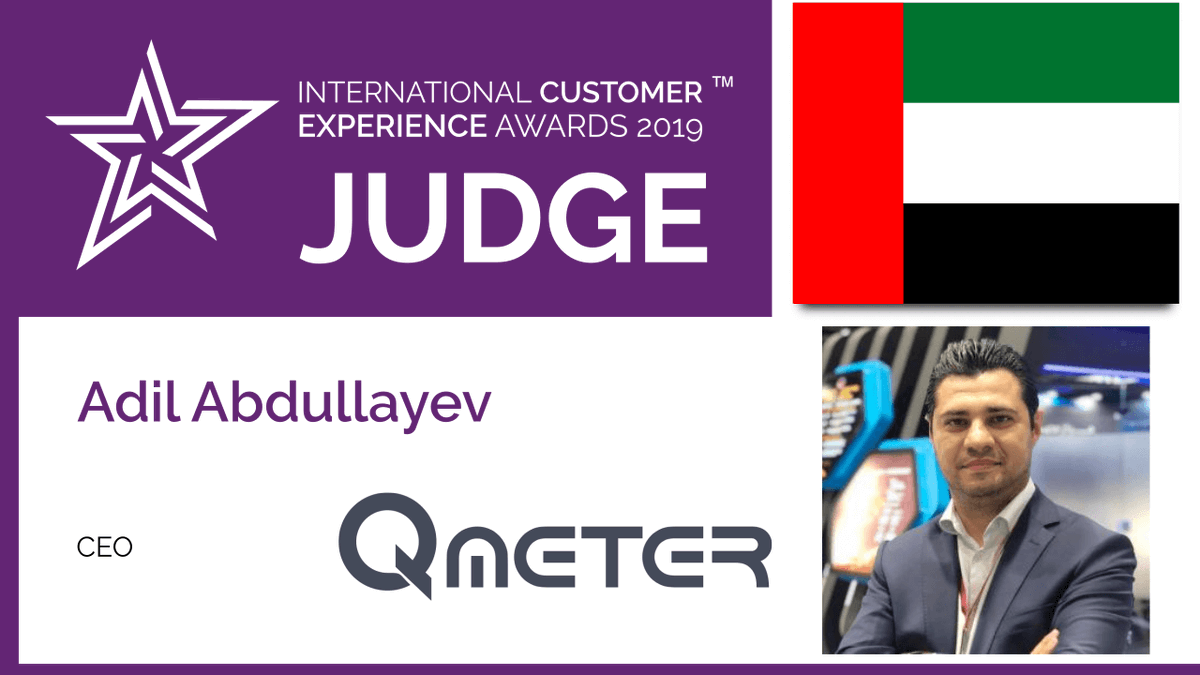 IntCXAwards's tweet photo. Meet Adil Abdullayev CEO at @qmeternet.He will be a part of our #judging panel at the upcoming International CX Awards 2019! Welcome, Adil! #intcxawards #internationalcx 👉https://t.co/IGy8mjsmng https://t.co/16wholmnKM