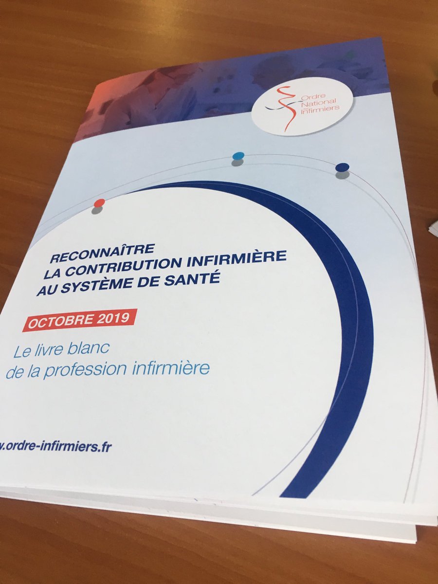 Parce que la contribution à l’accès aux soins, à l’amélioration de la santé de tous comme au progrès social dans son ensemble doit être reconnue à la hauteur de son apport #LivreBlanc #IDEetFier ⁦<a href="/OrdreInfirmiers/">Ordre National des Infirmiers</a>⁩ ⁦<a href="/agnesbuzyn/">Agnès Buzyn</a>⁩