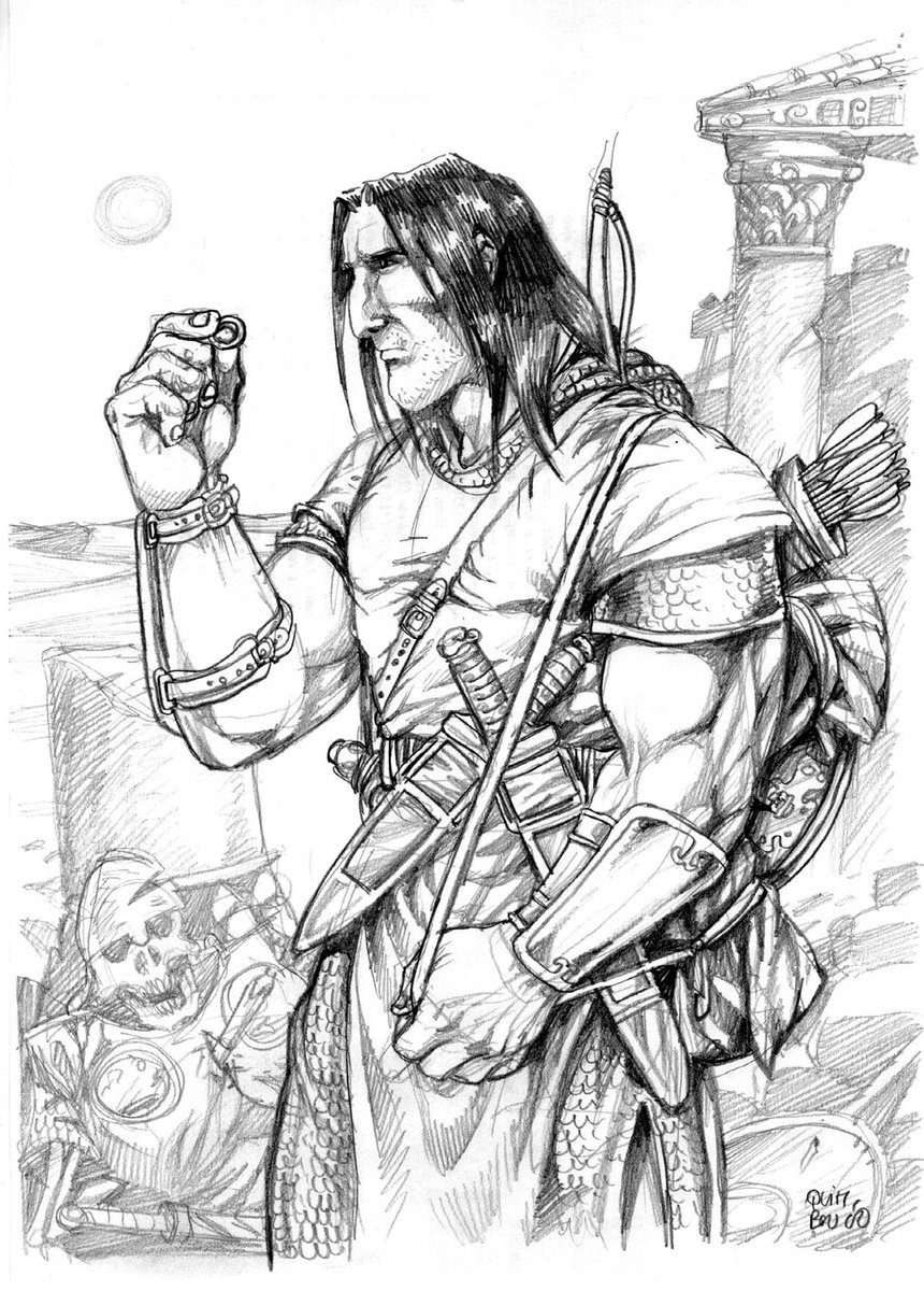 quimboucomics's tweet photo. #Il·lustracions de l'arxiu antic: en #Conan
(#esbossos de l’any 2000 i 2001)
➕➡️ https://t.co/zEm0oaEDai
#fantasia #fantasy #cimerian #comic #bd
#dibuix #esbós #rotulador #drawing #sketch #dessin #croquis #dibujo #esbozo #notebooksketches #libretaesbozos #llibretaesbossos https://t.co/bSgh8ZBGM7