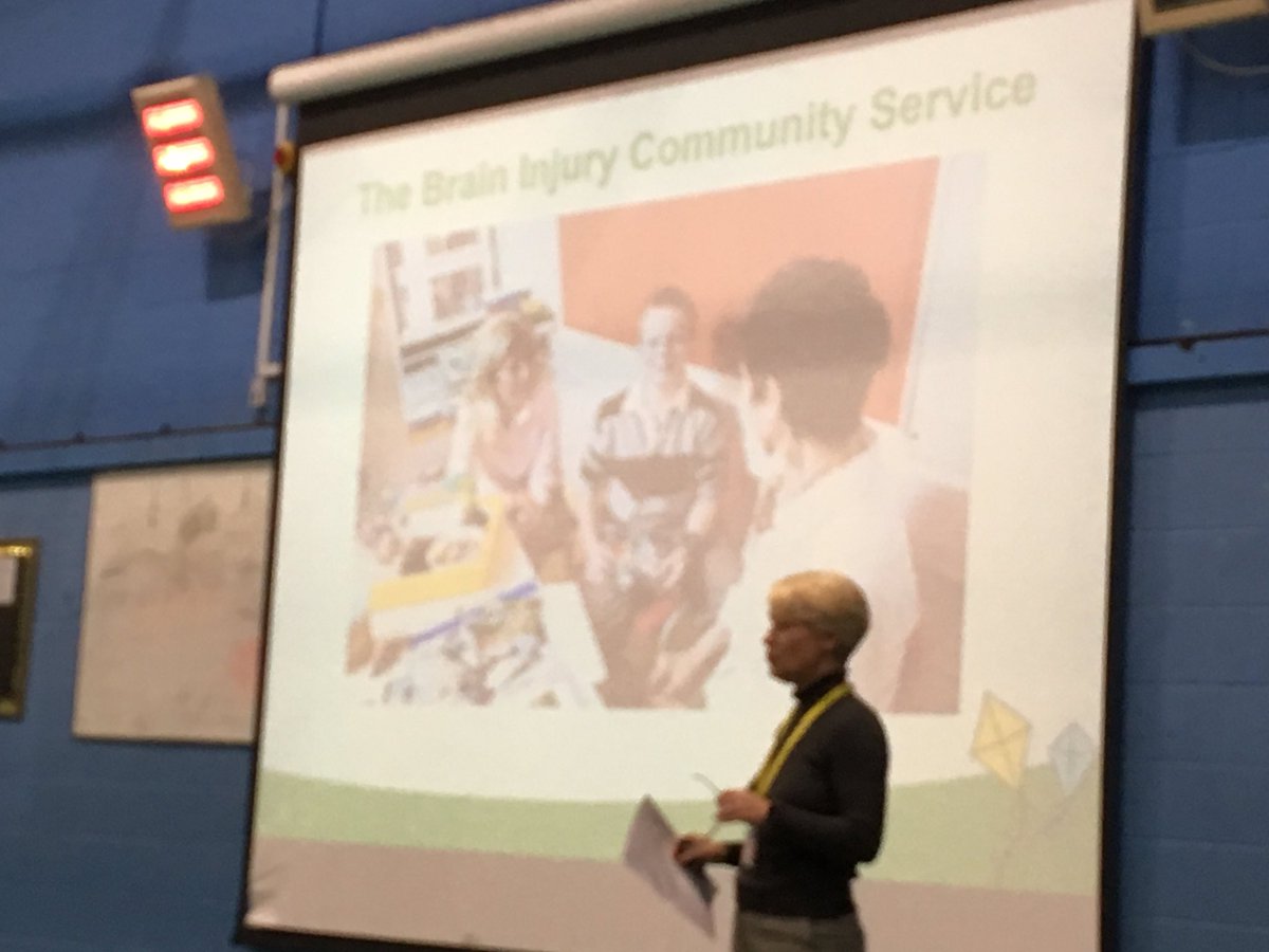 BenEvan87408903's tweet photo. We were very pleased to welcome Maureen to @EdgeGrove today’s from the @Childrens_Trust to explain their amazing work @BrainInjuryHub. Upper school pupils are excited to be supporting the charity this year with their Baccalaureate companies. #beinvolved https://t.co/cFcEBNN3F2