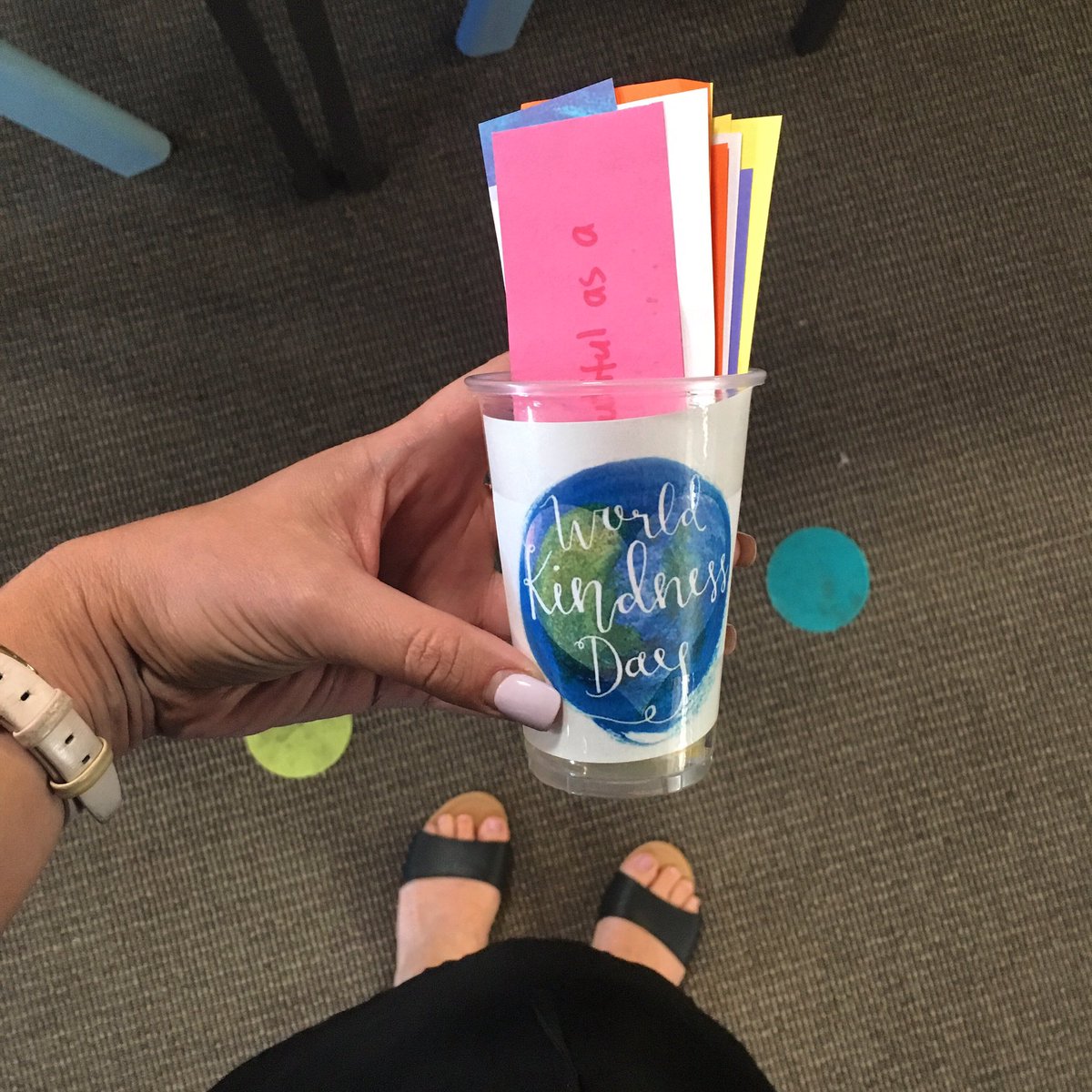 Rachel Jayne (@rach_jayne) on Twitter photo Today being World Kindness Day, each student in Ferrari were given a cup and paper strips. Their goal was to write a kind message to everyone in the class. They loved reading their kind messages. What a way to end the day ♥️ #kindnessonpurpose <a href="/KindOnPurpose/">Kindness On Purpose</a> <a href="/OranParkPS/">Oran Park PS</a> Today being World Kindness Day, each student in Ferrari were given a cup and paper strips. Their goal was to write a kind message to everyone in the class. They loved reading their kind messages. What a way to end the day ♥️ #kindnessonpurpose <a href="/KindOnPurpose/">Kindness On Purpose</a> <a href="/OranParkPS/">Oran Park PS</a>