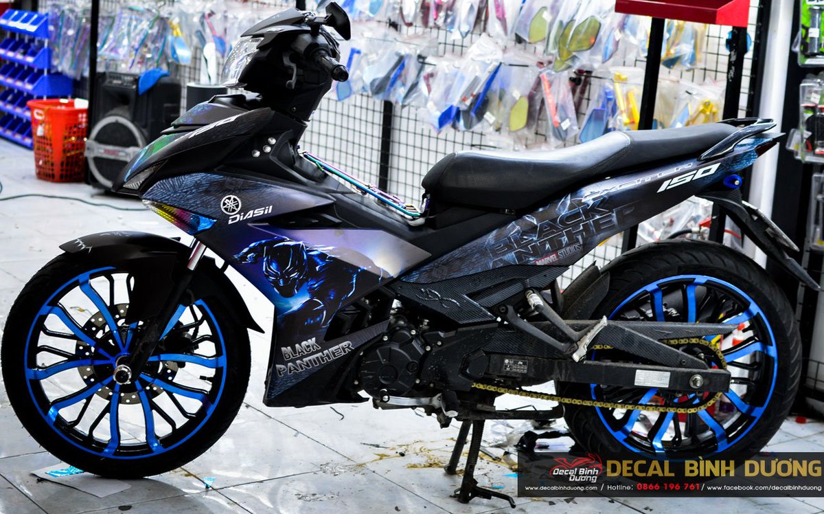 Tem trùm xe exciter 150 đen movistar độ đẹp Tem trùm xe máy exciter 150 đen thiết kế theo yêu cầu tem trùm xe exciter 150 đẹp rẻ chất Lazadavn #33 Tem trùm xe exciter 150 đen movistar độ đẹp Tem trùm xe máy exciter 150 đen thiết kế theo yêu cầu tem trùm xe exciter 150 đẹp rẻ chất Lazadavn
