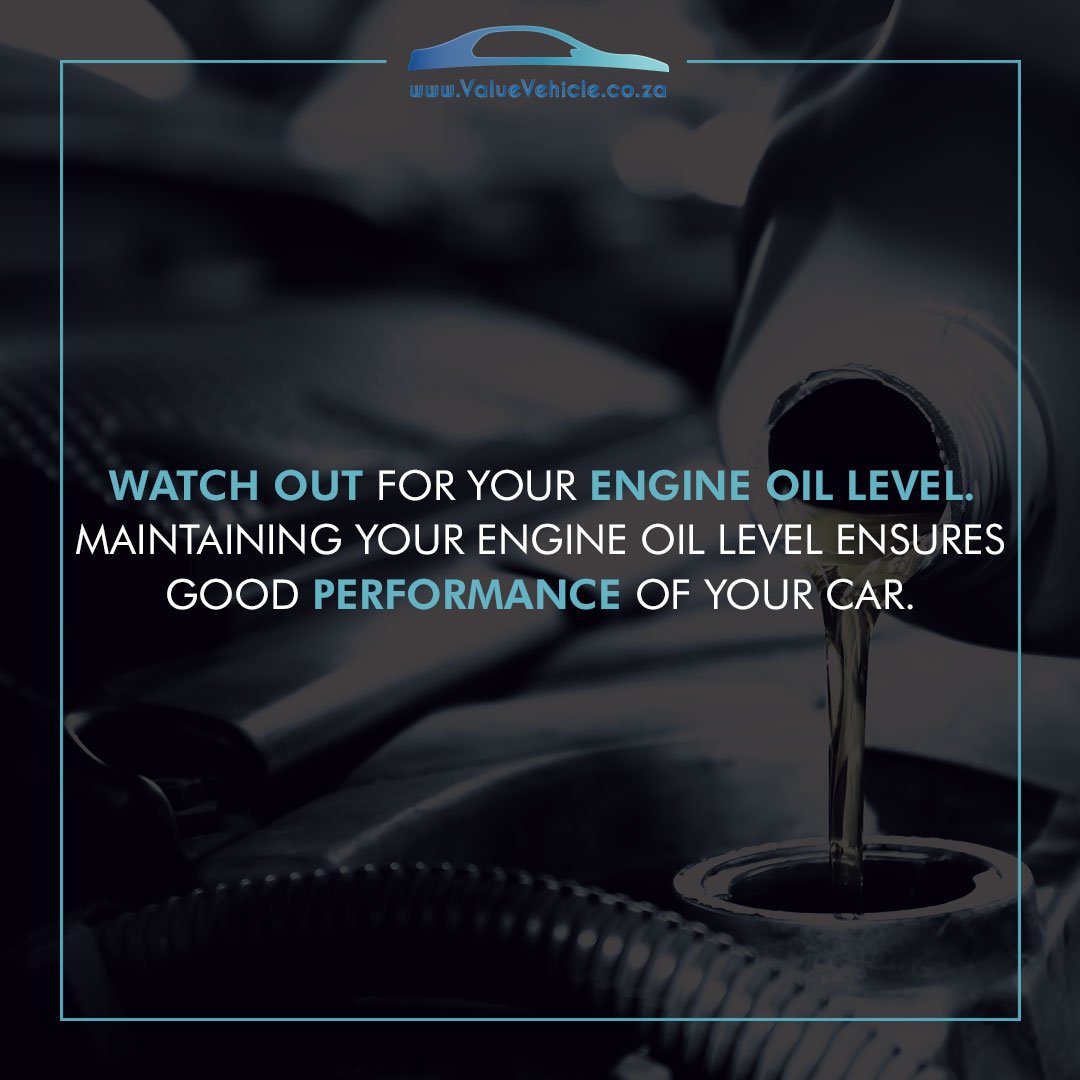 ValueVehicleSA's tweet image. Is your #engine oil at the right level? Get the most out of your #driving experience by maintaining and taking great care of your #car every single day. For more #tips on how to drive safely and efficiently, follow our social media pages! 012 030 1169/087 701 9479