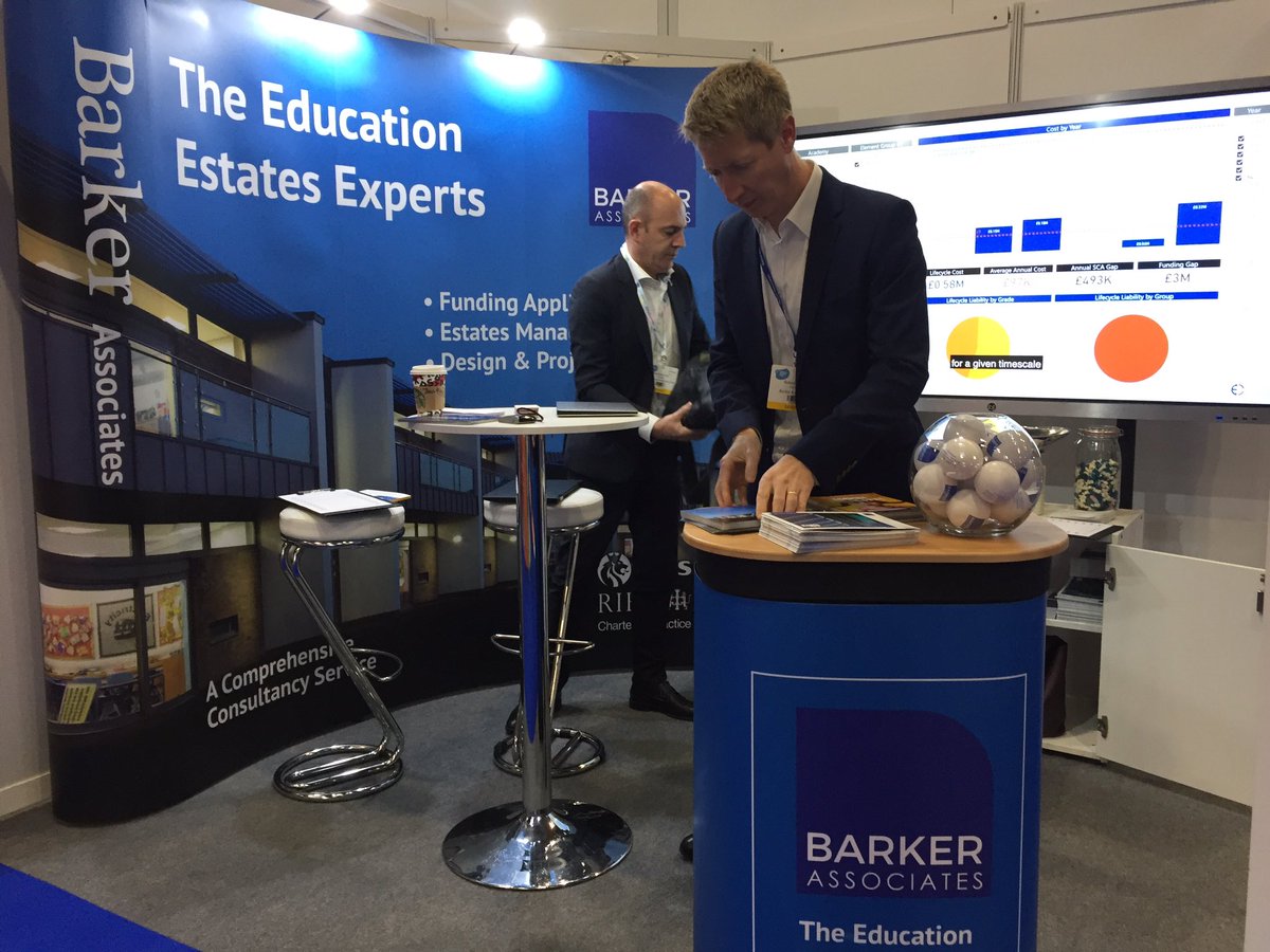 BarkerAssoc's tweet image. We are at the Schools &amp;amp; Academies Show, Birmingham on Stand J35, come take a look at the innovative eo portal and how it transforms your estate management and enables savings for your #school #saashow19 @SAA_Show