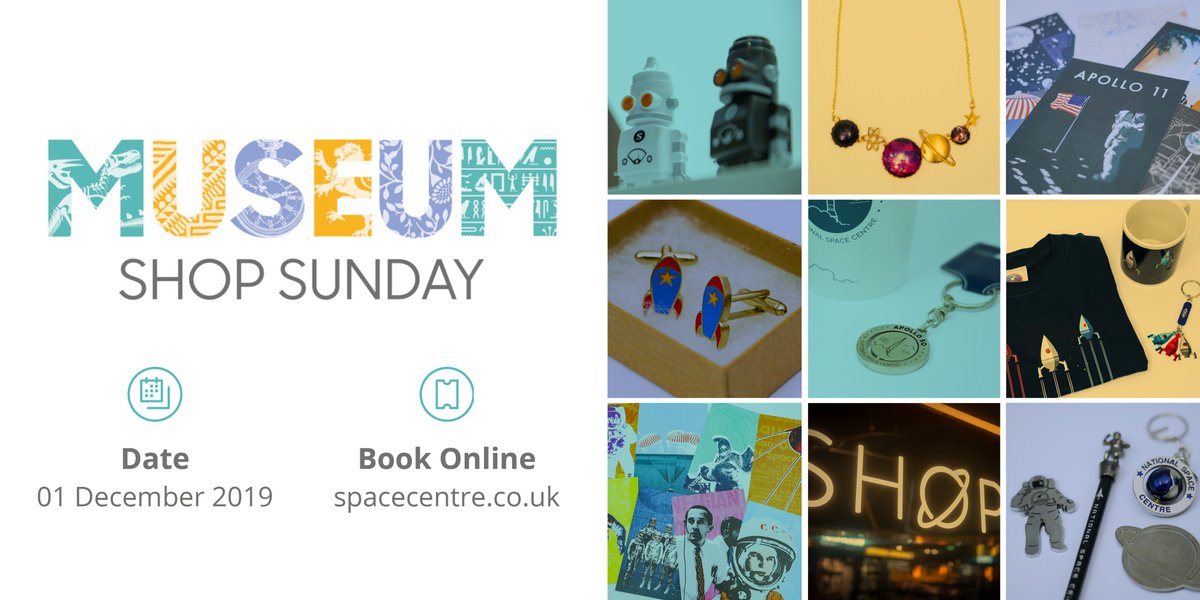 We’re delighted to be taking part in  #MuseumShopDay on Sunday 1 December 2019. Come and get creative and support local independent makers  @spacecentre.   https://spacecentre.co.uk/event/museum-shop-sunday/