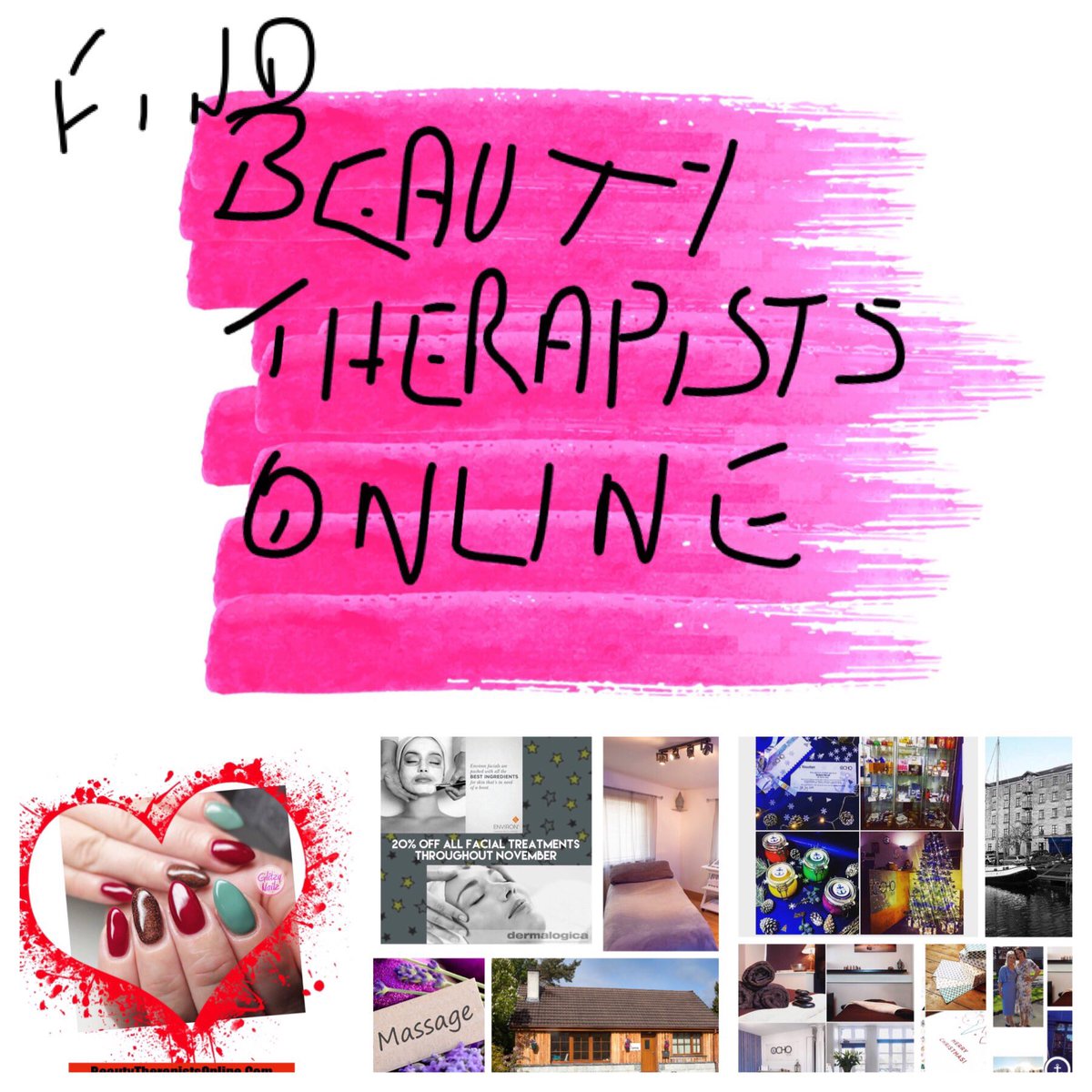 <a href="/Jacqueline_Gold/">Jacqueline Gold CBE</a> Hello 💁and welcome to our little but growing beauty guide 
👍#BeautyTherapistsOnline 
browse, find and connect with local beauty salons 💆‍♀️ specialist therapists, there treatments and friendly service via our website and social media #wow