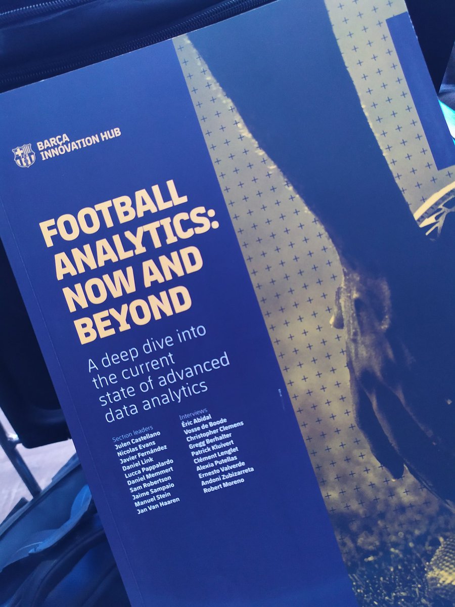 lucpappalard's tweet photo. ⚽ At the #SportsAnalyticsSummit, @BarcaInnoHub presents a #FootballAnalytics guide, a deep dive into the current state of advanced data analytics. (We contribute to Chapter 6)
#SportsAnalytics @StampaCnr @Unipisa @SoBigData @FCBarcelona https://t.co/w1OFGeIKMV