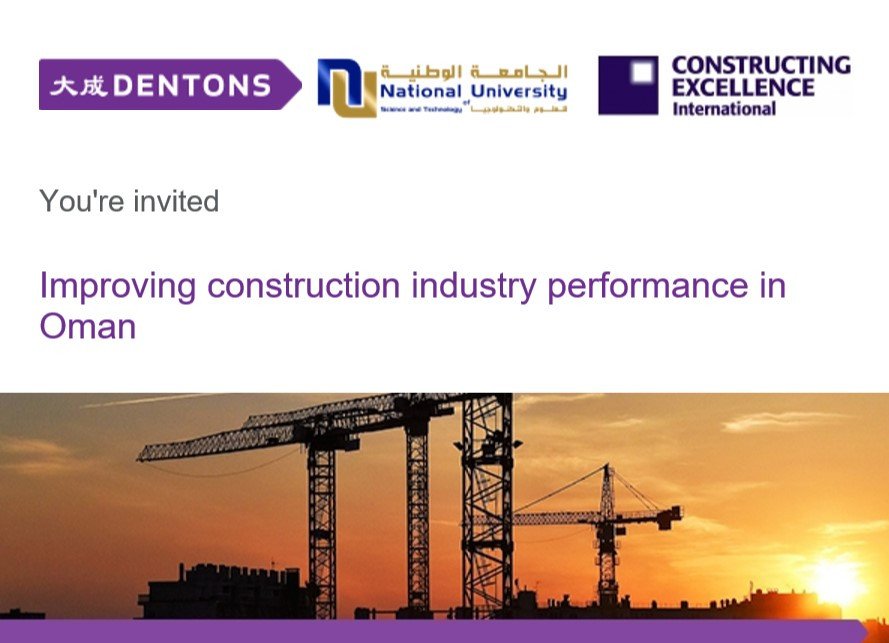 CEinQatar's tweet photo. Improving construction industry performance in Oman – breakfast seminar 10th December 2019 https://t.co/TdxDysC3hQ https://t.co/QpCHo4iDGz