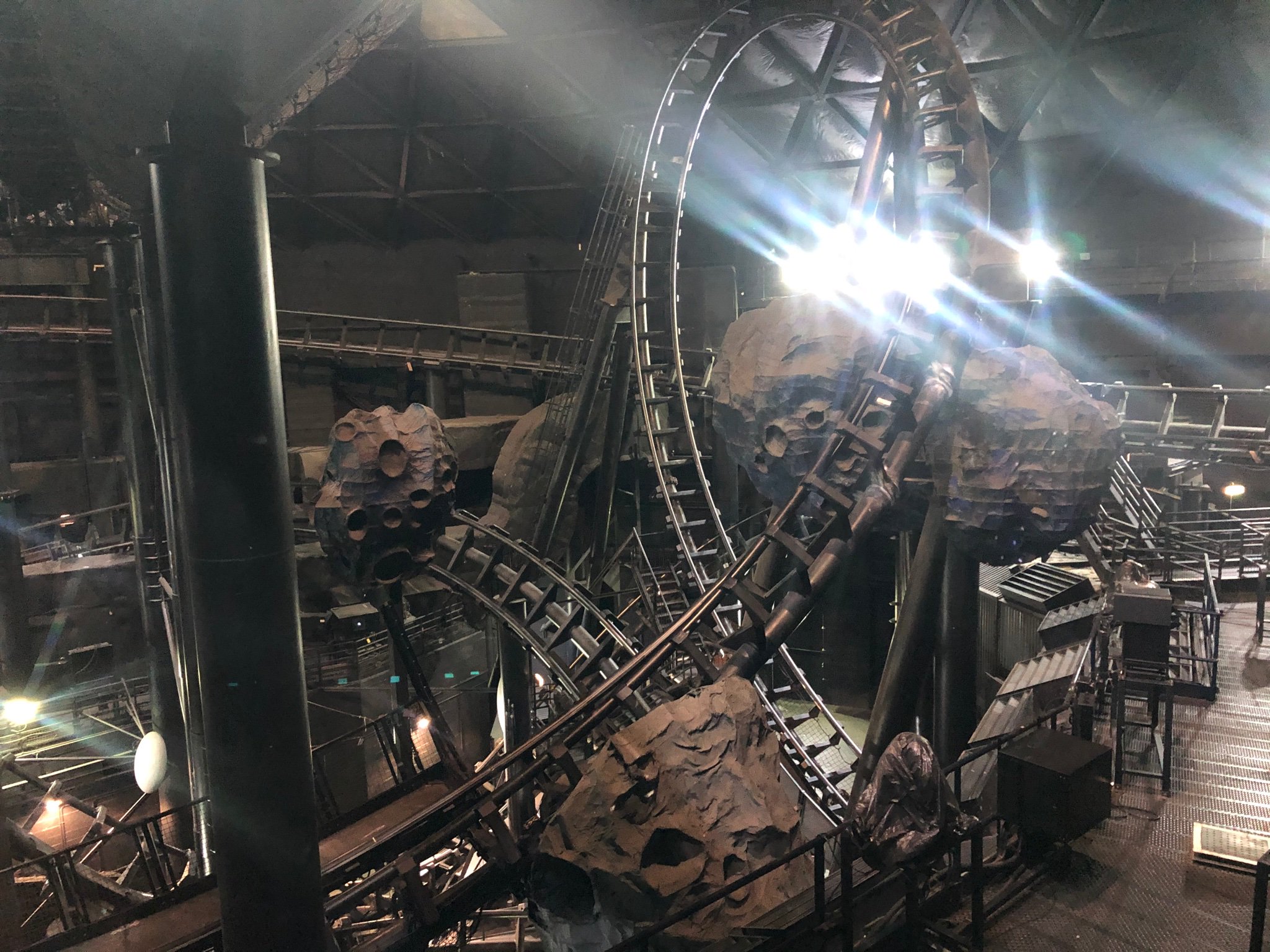 Space Mountain Lights On