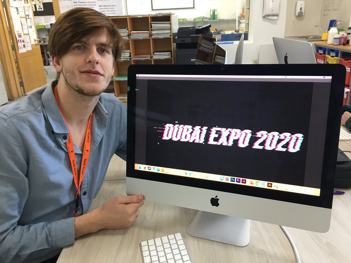 DBS_Graphics's tweet photo. Year 12 developing work using Photoshop and Illustrator for rebranding Expo #Expo2020 . #BeginsAtDBS https://t.co/lblwoPf3hT