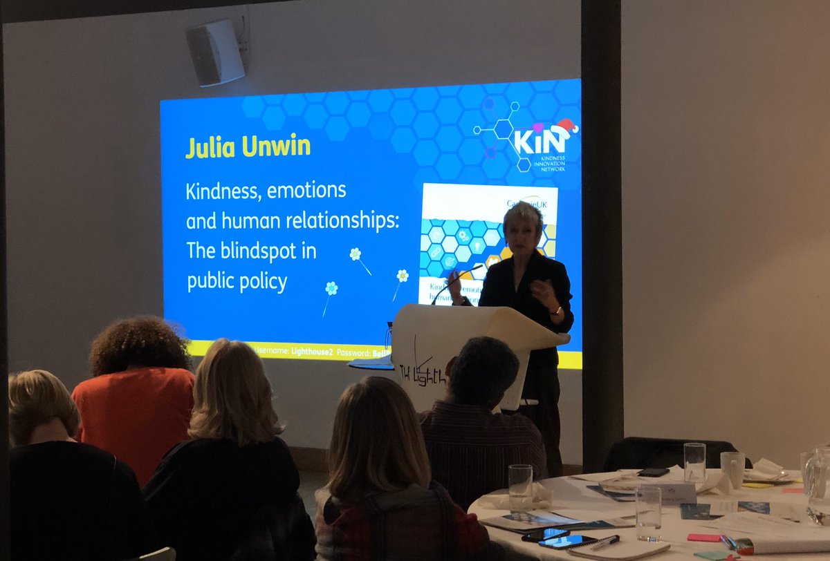  Then in December,  @juliaunwin came to a festive  #KIN to talk about  #kindness in public policy - and recorded this fab  @CheerfulPodcast on the same day   https://play.acast.com/s/reasonstobecheerful/1bb1be36-3067-41e4-80ac-d297a82f93d9 #12monthsofkindness