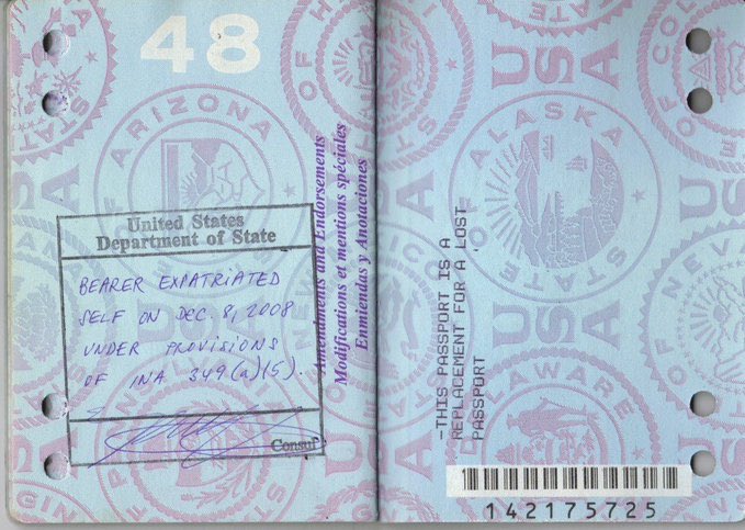 4/ ... confirming the renunciation- this was never published.G) Stamp on passport doesn’t specify reason for cancellation, as opposed to #lka  #SriLanka  #PresPollSL  #PressPollSL