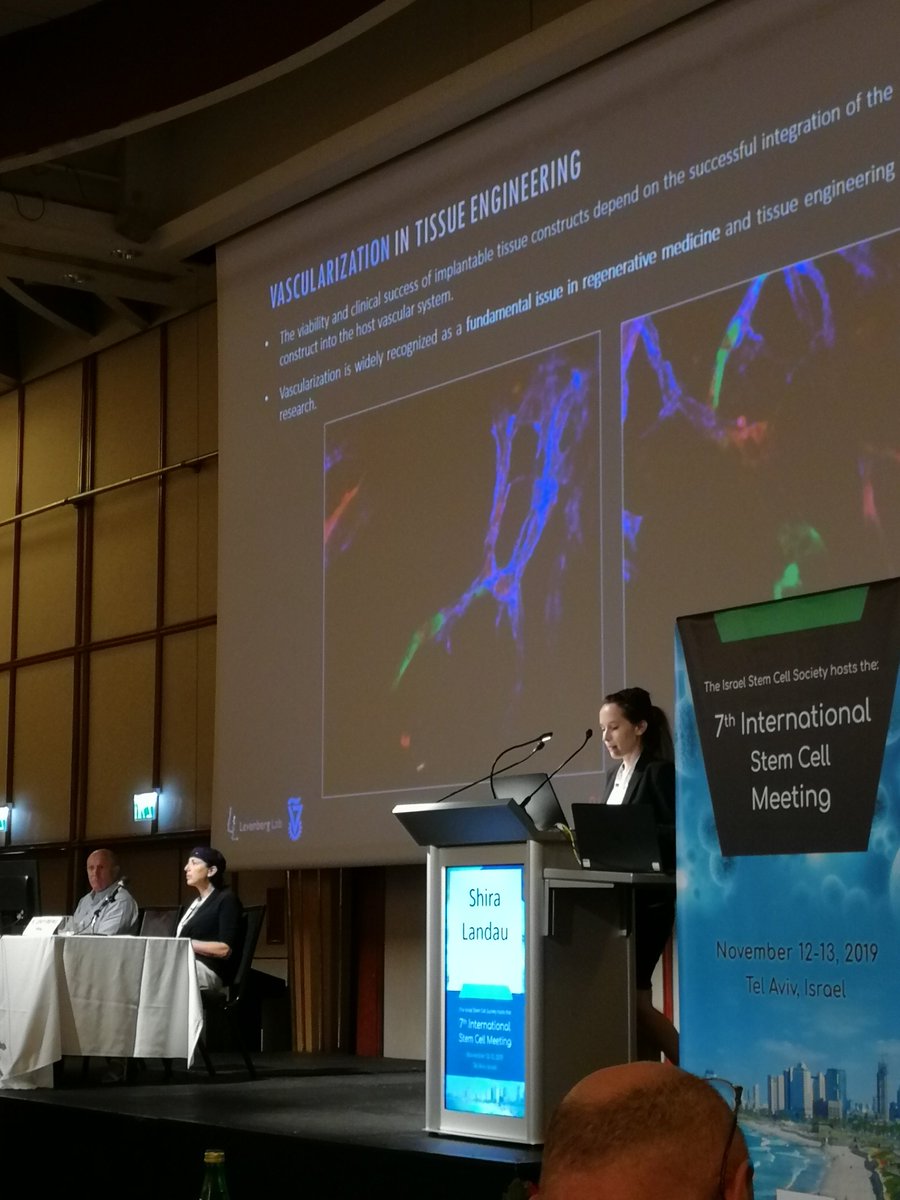 Levenberg Lab (@levenberglab) on Twitter photo Now <a href="/ShiraLandau1/">Shira Landau</a> talking about her project of controlling the 3D orientation of vessel like network #stemcell2019 #TelAviv #womeninscience #WomenInSTEM Now <a href="/ShiraLandau1/">Shira Landau</a> talking about her project of controlling the 3D orientation of vessel like network #stemcell2019 #TelAviv #womeninscience #WomenInSTEM