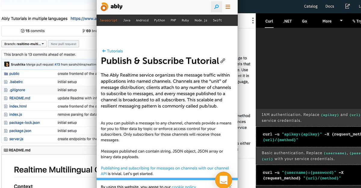 ablyrealtime's tweet image. How to Build a Multi-Lingual Chatbot with IBM Translation API and Ably hackernoon.com/build-a-multi-…
@sarah_chima @IBMWatson @hackernoon 

#javascript #API #translationAPI #NodeJS