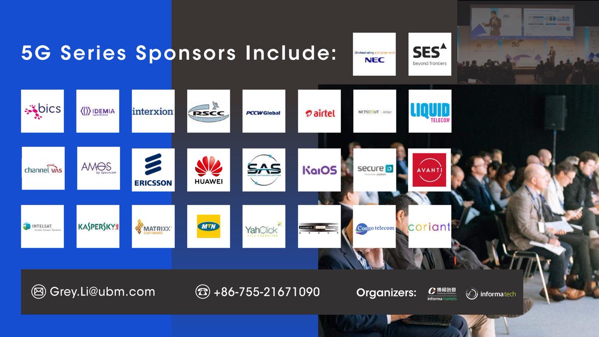 5G Series is the only global series of e vents to bring together the entire connectivity ecosystem enabling the connected society. many more provide all the inspiration and innovation you need to successfully roll out 5G networks of the future, and mone tise new use cases.