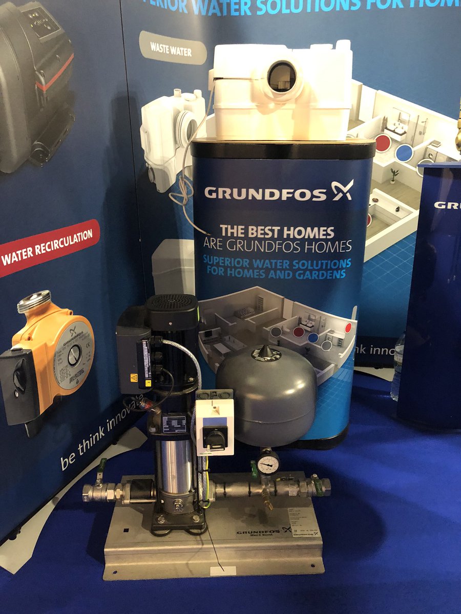 ellisouthin's tweet photo. PHEX 19 is now open! Come and see us over the next two days &amp; go in for w chance to win our Grundfos Goodie bag! #PHEX19 #Grundfos #UPS3 #PlumbingHeating https://t.co/6SNqpHpkGV
