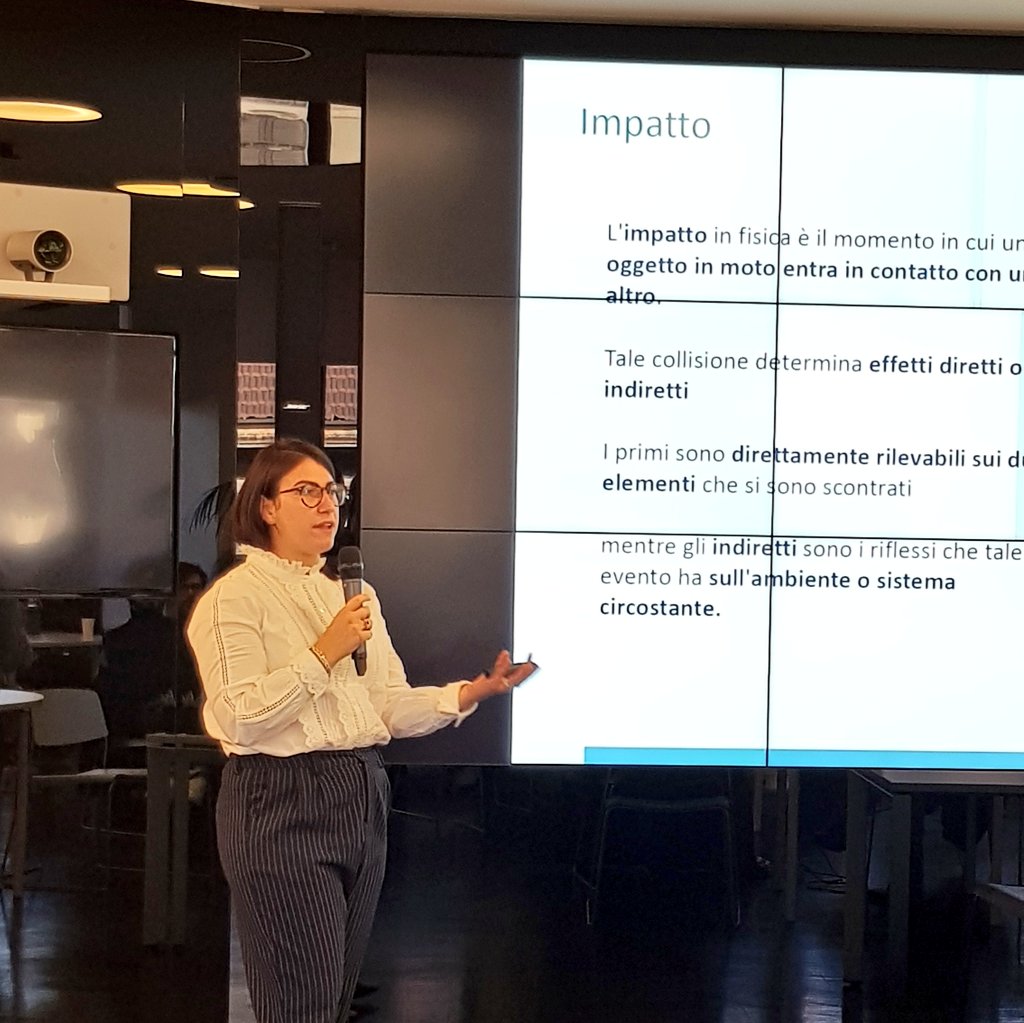 FondAccenture's tweet photo. Veronica Chiodo di @Tiresia_Polimi: i requisiti dell' #impattosociale sono
- #intenzionalità nel perseguire obiettivi sociali positivi,
- #misurabilità dei risultati,
- #addizionalità rispetto ai classici meccanismi di mercato. #impresasociale #startup #MoreThanDIS https://t.co/XXpzNoyupe
