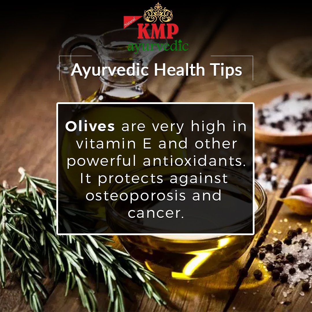 KMPAyurvedic's tweet photo. It comes as no surprise that olive and its incessant goodness contributes towards better health and life!
#healthtips #beautytips #trendinghealthtips #ayurveda #ayurvedictips #naturalhealthtips #naturaltips #skincare #skincaretips #Olive #KMPAyurvedic https://t.co/1W5svoDceF