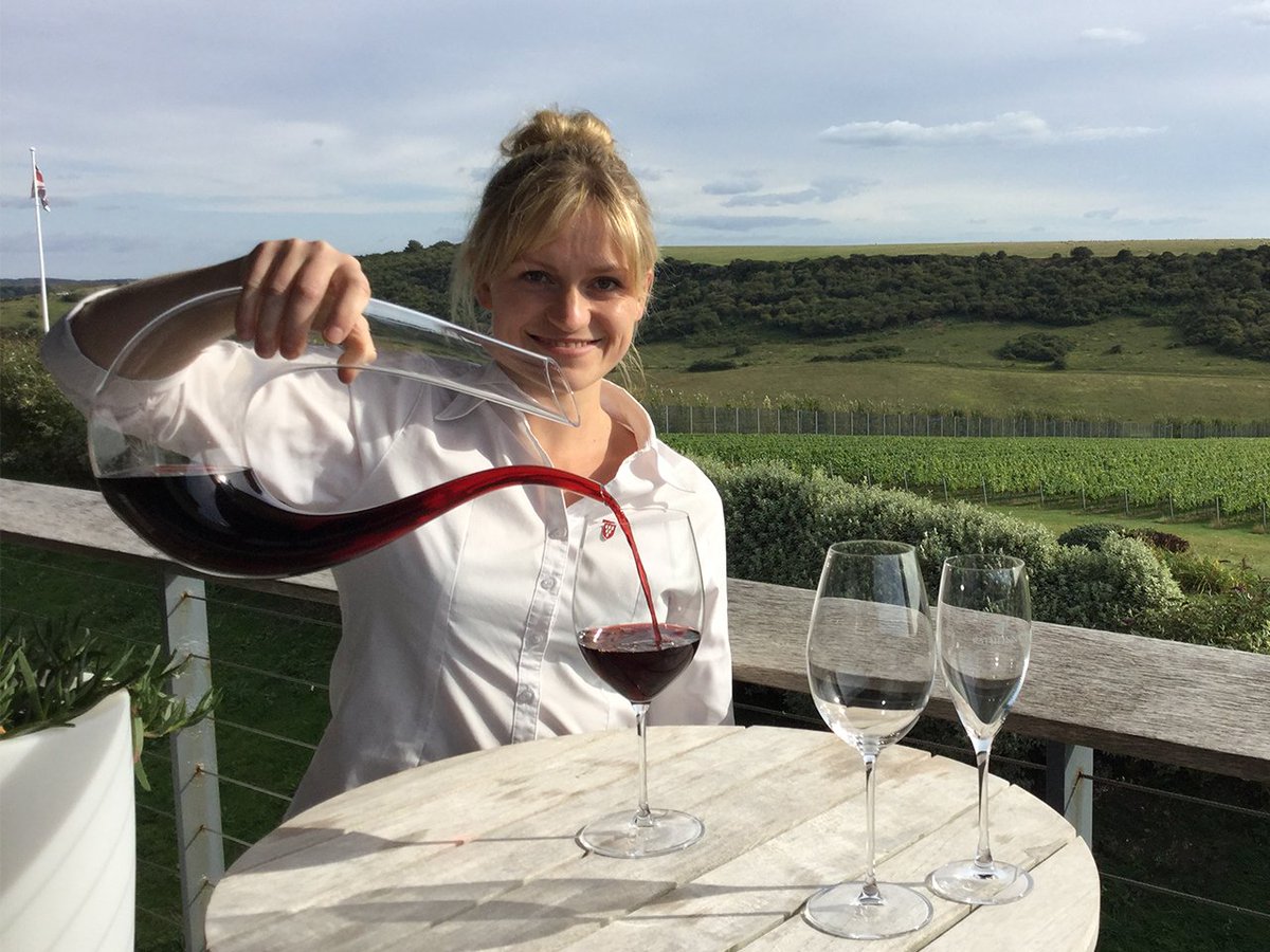 Our Sommelier of the Month for November 2019 is Abigail Reid from Rathfinny Tasting Room; riedel.com/en-gb/enjoywin… 🍷 <a href="/RathfinnyEstate/">Rathfinny Estate</a>