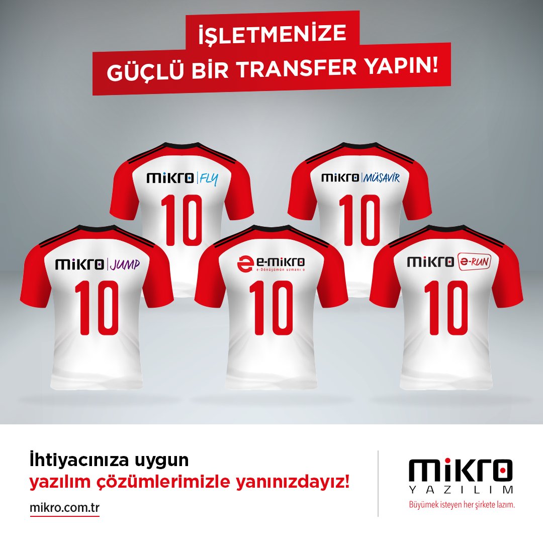 mikroyazilimas's tweet photo. İş süreçleriniz için en uygun yazılım çözümleri Mikro Yazılım’da! Demo talebi için linke tıklayın. https://t.co/uPFI0bgx2Q

#MikroYazılım #MikroeRun #MikroJump #MikroFly #MikroDrıve #MAG #eMikro #HızlıSatış #VeribisCRM #MikroMüşavir https://t.co/lsZ4q4iGAc