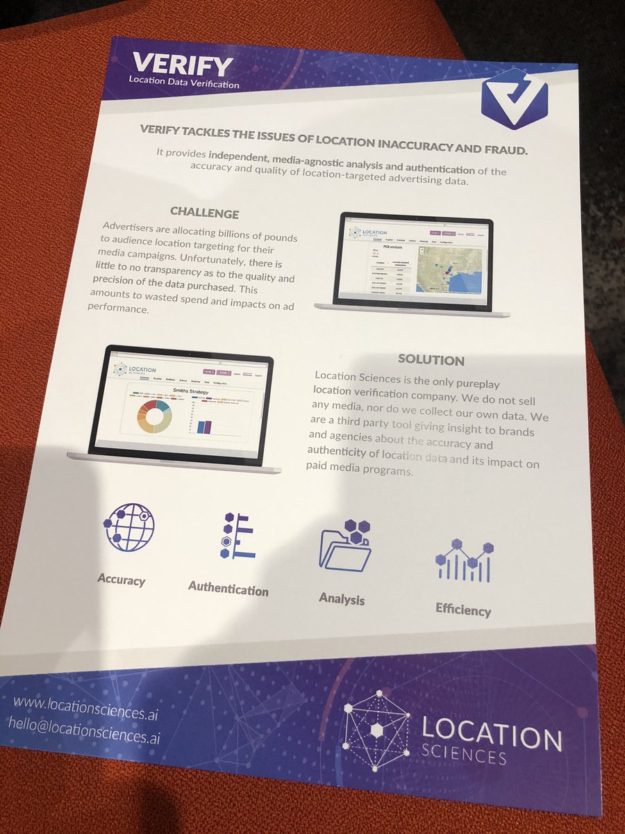 Glasshalfull1's tweet photo. New one for me is #LSAI @LocationSci an early stage venture with a software platform tackling fraud prevention & improving brand optimisation.
Refreshingly honest presentation with use of live data. One for my watchlist where Iโll monitor progress #MelloLondon @MelloEventsUK https://t.co/HwD9hg3gAA