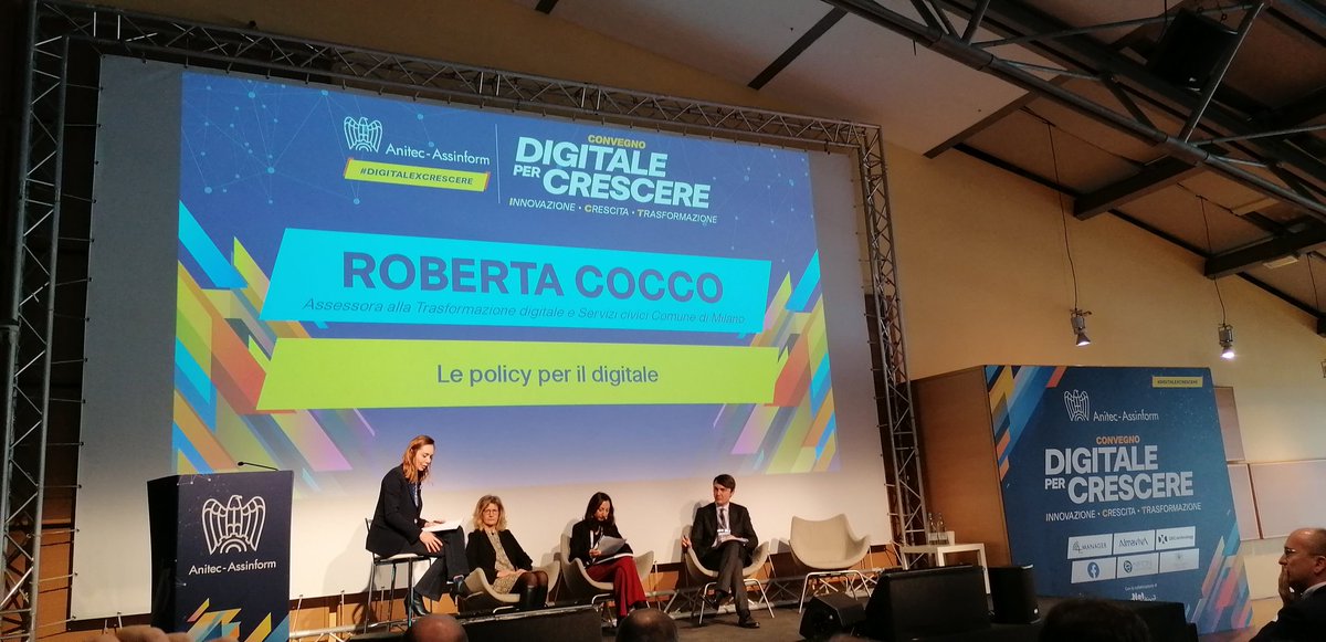 EmaTeruzzi's tweet photo. "La #PA italiana é indietro, il divario digitale evidenziato dal #Desi é drammatico. Il tema dei #DigitalEnabler è fondamentale per accelerare l'#innovazione come l'alleanza tra pubblico e privato" @robi_cocco @ComuneMI @Inno3news @Net_Cube #digitalexcrescere @anitecassinform https://t.co/MXcQZYa1XN