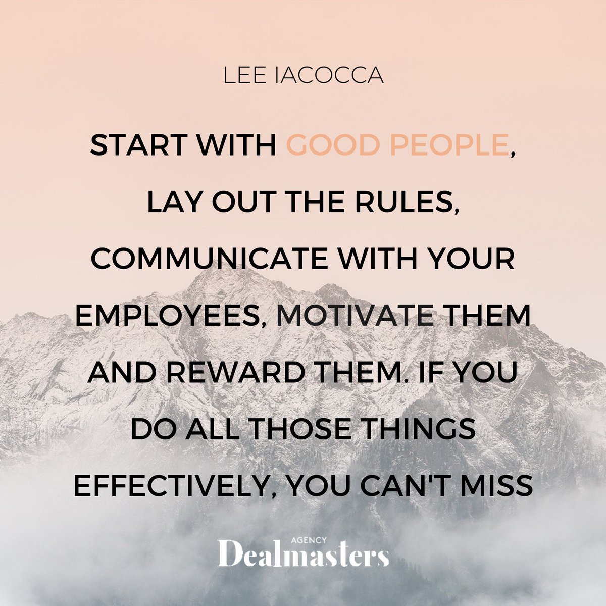 Good people means good business.

#agencydealmasters #agencygrowth #valuecreation #businessdevelopment #growth #professionalise #employerbranding #profitableagency #b2b #b2bmarketing #marketing #Advertising