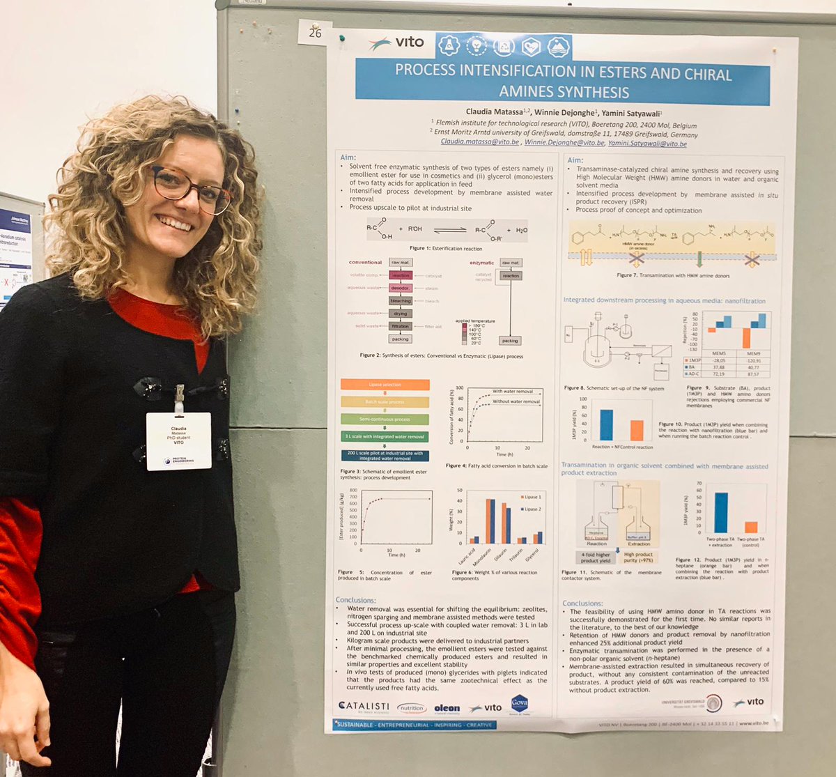 SatyawaliYamini's tweet image. Our PhD student Claudia Matassa from @VITObelgium is attending the Protein Engineering Congress EU on 12-13 Nov, Frankfurt. She presents our results on #Enzymatic #processintensification
d6jx7.app.goo.gl/EzSFy via @10_times
