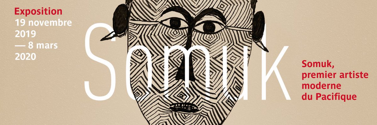 👉Enfin, "Somuk - Premier artiste moderne du Pacifique" proposera un double portrait de Somuk, personnage singulier du Pacifique : parangon d’artiste « brut » pour l’entourage de Dubuffet, leader politique pour les habitants de sa région : quaibranly.fr/fr/expositions… 

#StayTuned