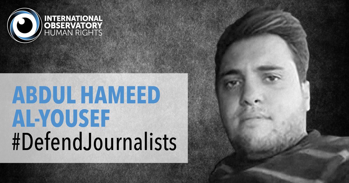 IOHRIran's tweet image. روزنامه نگار سوری، عبدالحمید ال یوسف، روز گذشته در اثر اصابت گلوله در جنوب #الدیب کشته شد. طی سال جارى، حداقل 5 روزنامه نگار دیگر در #سوریه کشته شده اند. امنیت غیرنظامیان و روزنامه نگاران باید توسط همه طرفین درگیری تضمین شود. #DefendJournalists