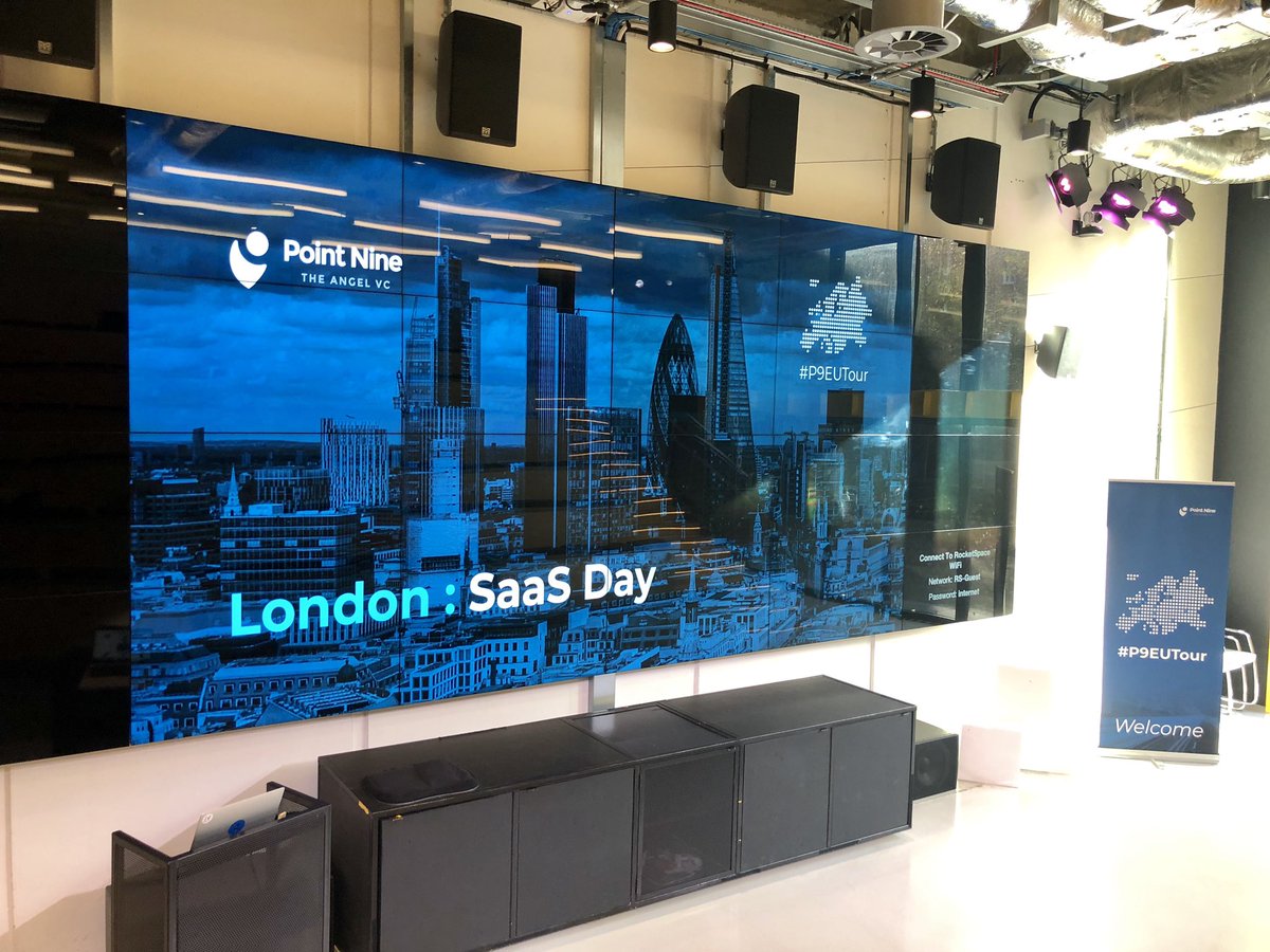 PointNineCap's tweet photo. So thrilled to kick off our London #SaaS Meetup - looking forward to an exciting day of sharing, learning and making friends ๐ #P9events https://t.co/RjpF0xQD64