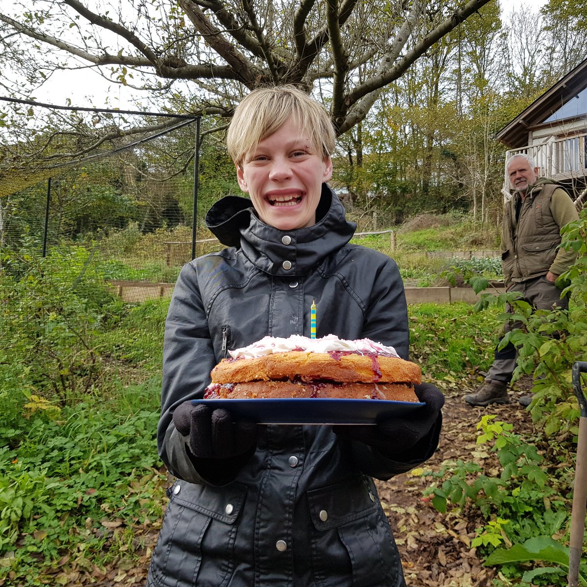 As it was Molly's birthday she got to make her favourite lunch followed by Jo's home made Victoria sponge with forest garden jam  @stjohns_sussex