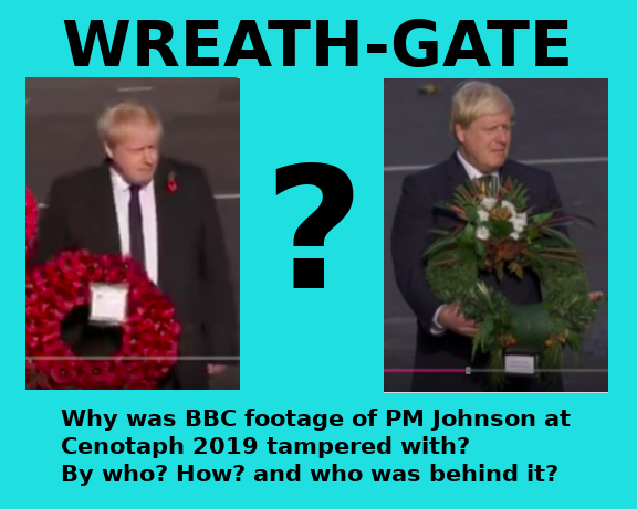 malcolmcdixon's tweet image. The #wreathgate footage was so obviously tampered with, is it simply meant as a distraction from #Johnson&apos;s government withholding the #RussiaInterferenceReport ? theguardian.com/politics/2019/…
