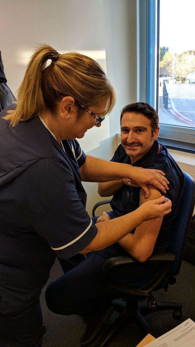 WHCT_Phil's tweet photo. Doing my part to protect our patients #flujabbed @WHCT_RAUnit @KateLeese1 @ https://t.co/bN6XzQSRD2