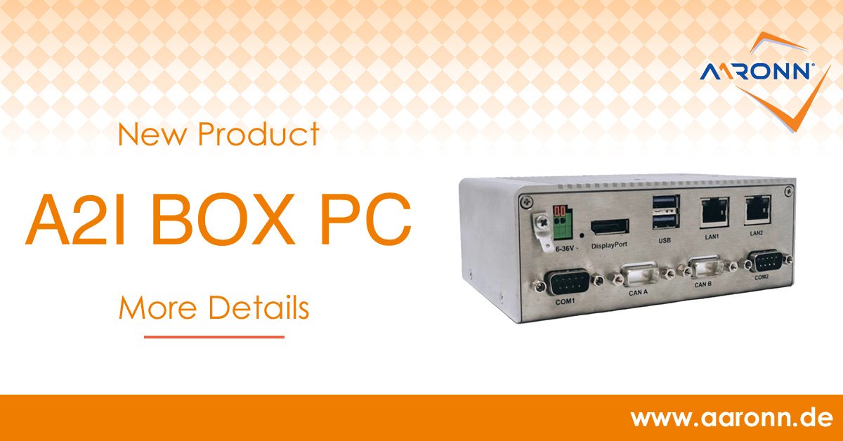 aaronngmbh's tweet photo. At this year’s SPS fair in Nuremberg, we will be presenting our first box PC developed in-house - A2I Box PC. Click here for product highlights:👉🏻: https://t.co/Gk7lftdD4L
#aaronn #A2Iboxpc #AI #deeplearning #sps_live #sps2019 #embeddedboxpc #A2Iboxpc #modulardesign #fanless https://t.co/fEPDDOwJmQ