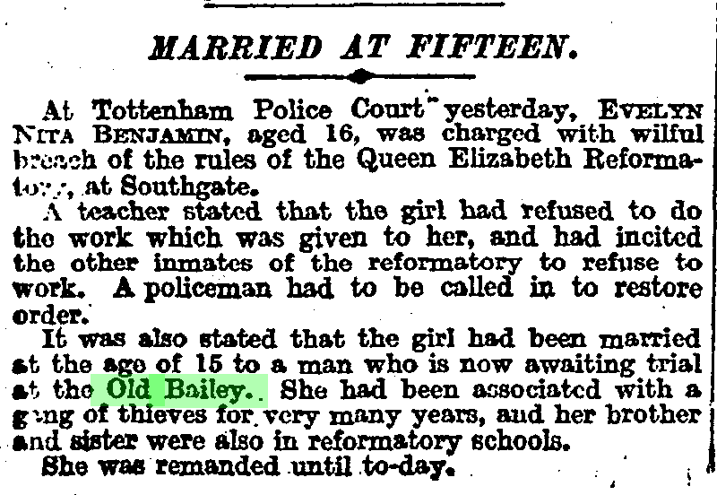 Instantly want to know more about Evelyn Nita Benjamin! #notenoughhoursintheday #waywardwomen #20thcentury one to pick up on <a href="/19thC_Offenders/">WaywardWomen</a>  me thinks!