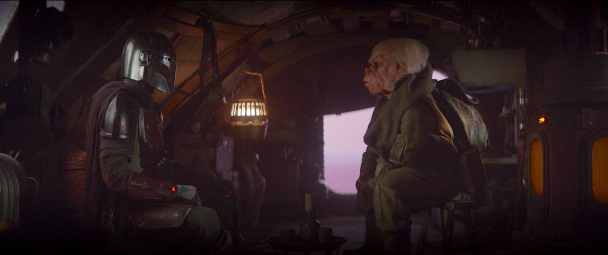  #MandoSpoilers The 2nd I HAVE SPOKEN. Right after this symbolic shamanistic ceremony and right after Kuiil tells the Mando he can’t make his journey without...a female, his anima. Ok, a blurrg but, “The way is impossible to pass without…” the feminine. Coughs at 2nd pic