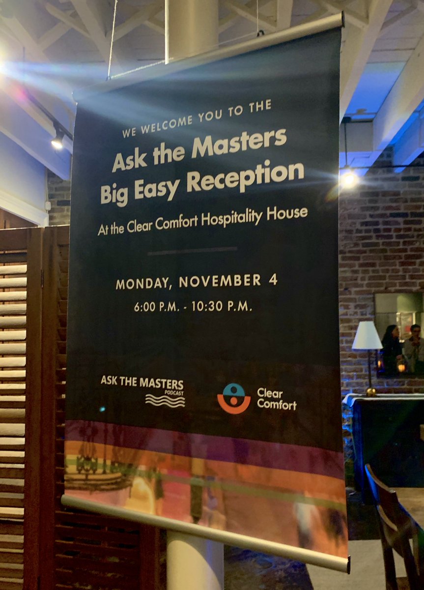 ClearComfortH2O's tweet image. Great times at the Ask The Masters Big Easy Reception last week! Thanks again to everyone who came by at the Clear Comfort Hospitality House! #BestAOP #AskTheMasters #BestAOPParty