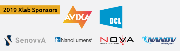 SEGD's tweet image. Xlab 2019 was such a success!

Thank you to our amazing Xlab 2019 sponsors that made all this possible. #SEGDxlab #2019xlab

Look up these fine establishments; they're terrific people to work with!

@AVIXA, @DesignCommLtd, @SenovvA, @NanoLumens, Nanov Display, and Nova Sign Group