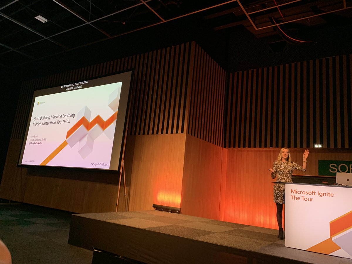 tibodevil's tweet photo. Learning about #MachineLearning hands on with #MicrosoftML #MSIgniteTheTour https://t.co/AaeEmaDRZj