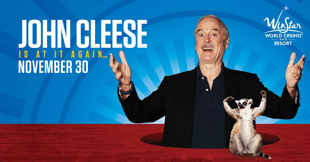 This Emmy-award winning comedian is nothing short of hilarious! Don't miss out on seeing John Cleese take over the Global Event Center. bit.ly/2BqBkdf